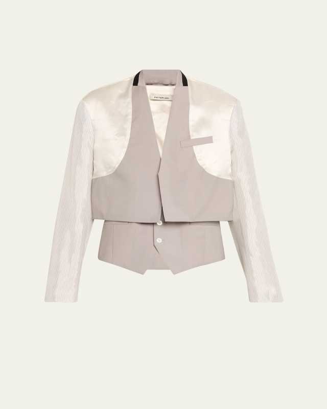 Mun Patchwork Blazer Jacket